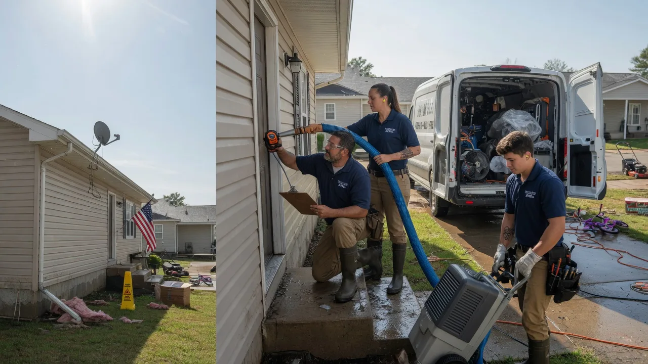 Ceiling Water Damage Restoration in Leslie, WV near me